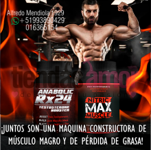 DUO ANABOLICRX24 YNITRIC MAX AUMENTO MASA MUSCULAR